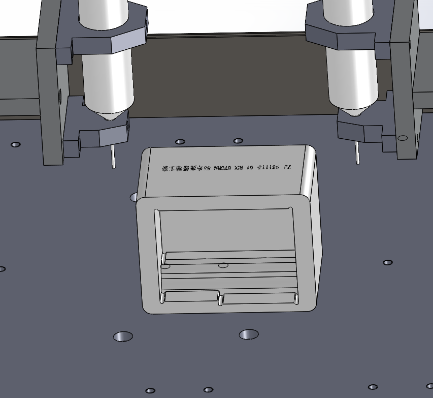双排镭雕机总装图